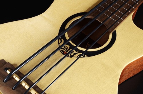 זוית נוספת Lag tkb150fce mini acoustic electric fretless bass