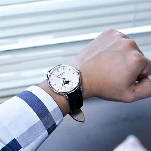 Frederique Constant FC-703S3S6 Moonphase אוטומטי שווצרי יוקרתי לגבר