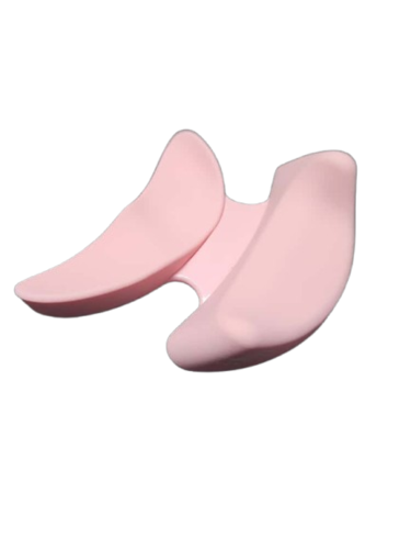 פד / משענת כף יד ארגונומית לעכבר - משטח עכבר שולחני, עיצוב מעוגל חלק ועמיד בפני שריטות, לשימוש גיימינג, משרדי או ביתי