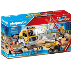 פליימוביל אתר בנייה משאיות 70742 - Playmobil
