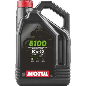 שמן מנוע מוטול למנועי 4 פעימות בנפח 4 ליטר – MOTUL 5100 4T 10W50