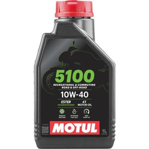 שמן מנוע מוטול למנועי 4 פעימות בנפח 1 ליטר – MOTUL 5100 4T 10W40