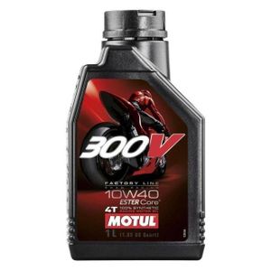 שמן מנוע מוטול למנועי 4 פעימות בנפח 1 ליטר – MOTUL 300V 4T 10W40