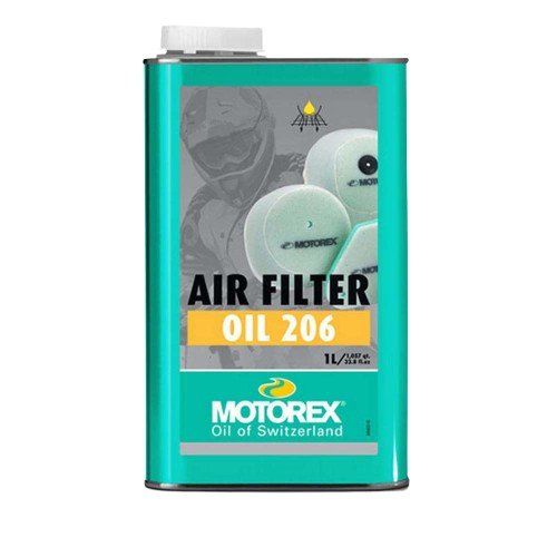 נוזל מוטורקס לשימון מסנן אוויר בנפח 1 ליטר – MOTOREX 206 AIR FILTER OIL