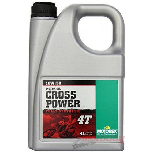 שמן מנוע מוטורקס למנועי 4 פעימות בנפח 4 ליטר – MOTOREX CROSS POWER 4T 10W50