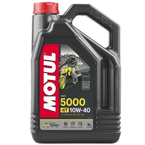 שמן מנוע מוטול למנועי 4 פעימות בנפח 4 ליטר – MOTUL 5000 4T 10W40
