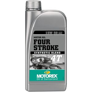 שמן מנוע מוטורקס למנועי 4 פעימות בנפח 1 ליטר – MOTOREX FOUR STROKE 4T 15W50