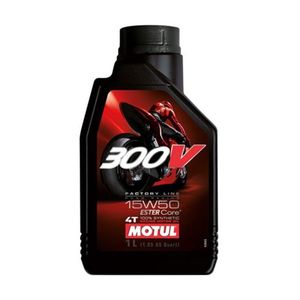 שמן מנוע מוטול למנועי 4 פעימות בנפח 1 ליטר – MOTUL 300V 4T 15W50