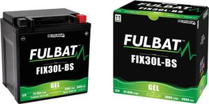 מצבר (FULBUT – FIX30L-BS (GEL (אחריות לשנה)