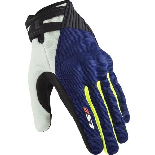 כפפות רכיבה קיץ אל אס 2 כחול/ צהוב – LS2 DART 2 GLOVES BLUE HIV-YELLOW