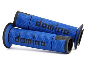 גריפים לאופנוע ספורט דומינו כחול/ שחור – GRIPS DOMINO RACING MOTO GP
