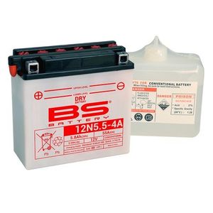 מצבר BS BATTERY – DRY 12N5.5-4A (אחריות לשנה)
