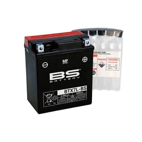 מצבר BS BATTERY – BTX7L-BS (אחריות לשנה)