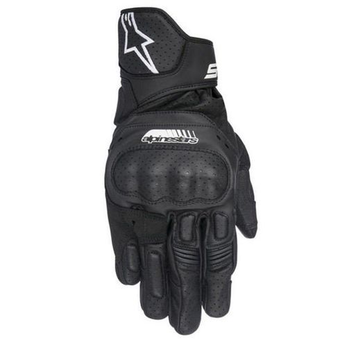 כפפות רכיבה קיץ מעור אלפינסטארס שחור – ALPINESTARS SP-5
