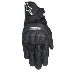 כפפות רכיבה קיץ מעור אלפינסטארס שחור – ALPINESTARS SP-5