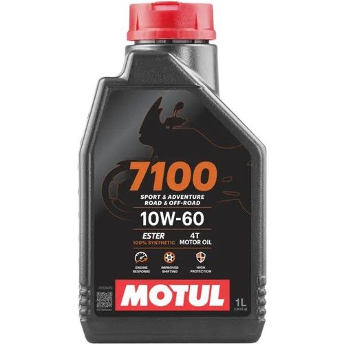 שמן מנוע מוטול למנועי 4 פעימות בנפח 1 ליטר – MOTUL 7100 4T 10W60