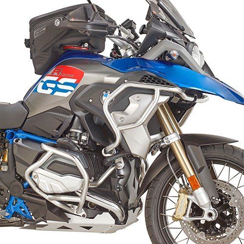 מגן מנוע לבמוו ג'י וי כסוף – GIVI BMW GS R1200 2013-2018 ENGINE GUARD