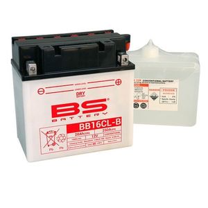 מצבר BS BATTERY – DRY BB16CL-B (FA) (אחריות לשנה)