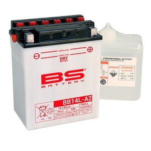 מצבר BS BATTERY – DRY BB14L-A2 (אחריות לשנה)