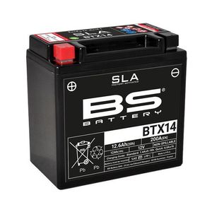 מצבר BS BATTERY – SLA BTX14 (FA) (אחריות לשנה)
