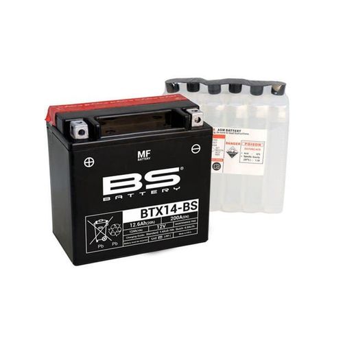 מצבר BS BATTERY – BTX14-BS (אחריות לשנה)