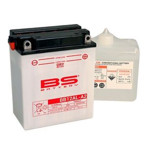 מצבר BS BATTERY – DRY BB12AL-A2 (FA) (אחריות לשנה)