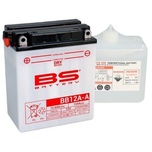 מצבר BS BATTERY – DRY BB12A-A (FA) (אחריות לשנה)