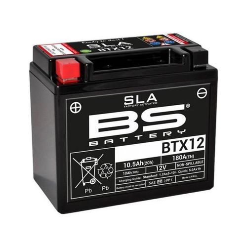 מצבר BS BATTERY – SLA BTX12 (FA) (אחריות לשנה)