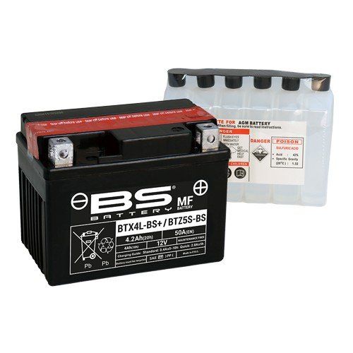 מצבר BS BATTERY – BTX4L-BS / BTZ5S-BS (אחריות לשנה)