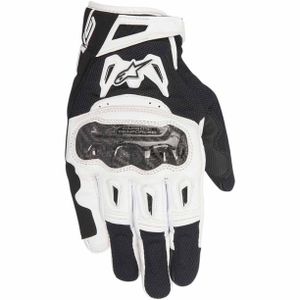 כפפות רכיבה קיץ אלפינסטארס לבן/ שחור – ALPINESTARS SMX-2 AIR CARBON V2