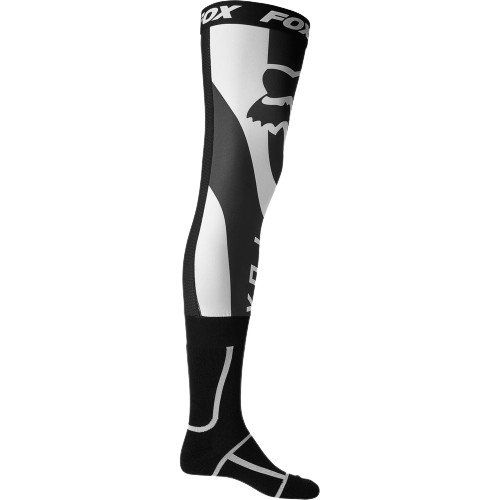 גרבי רכיבה פוקס שחור/ לבן – FOX MIRER KNEE BRACE SOCKS