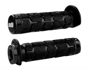גריפים עם נעילה וידית מצערת לטרקטורון שחור – ODI ROGUE ATV LOCK-ON