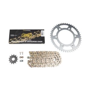 סט גלגלי שיניים ושרשרת מחוזקת אפאם להונדה – AFAM HONDA CRF 250R