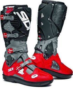 מגפי רכיבה סידי אדום/ אפור – SIDI CROSSFIRE 3 SRS