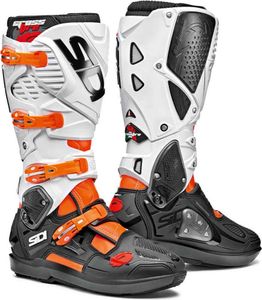 מגפי רכיבה סידי שחור/ כתום/ לבן – SIDI CROSSFIRE 3 SRS