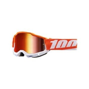 משקפי אבק 100% כתום/ לבן עדשת מראה – ACCURI 2 GOGGLE WHITE/ ORANGE/ MIRROR