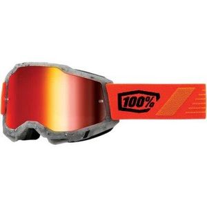 משקפי אבק 100% אפור עדשת מראה – ACCURI 2 GOGGLE GREY / RED MIRROR