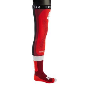 גרבי רכיבה פוקס אדום/ שחור – FOX FLEXAIR KNEE BRACE SOCK V23