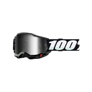 משקפי אבק 100% שחור עדשת מראה – ACCURI 2 GOGGLE BLACK MIRROR LENS