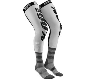 גרבי רכיבה 100% אפור/ שחור – REV KNEE BRACE PERFOMANCE MOTO SOCKS