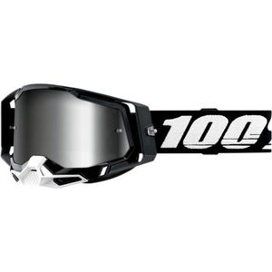 משקפי אבק 100% שחור עדשת מראה – RACECRAFT 2 GOGGLE BLACK