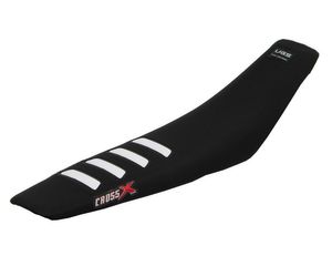 כיסוי מושב לאופנוע שטח קטמ שחור/ לבן – CROSS X RACING SEAT COVER 125-500 KTM SX/SXF 19-21 EXC/F 20-22 UGS