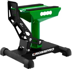 סטנד הרמה מחוזק לאופנוע שטח ירוק – CROSSPRO XTREAM STAND