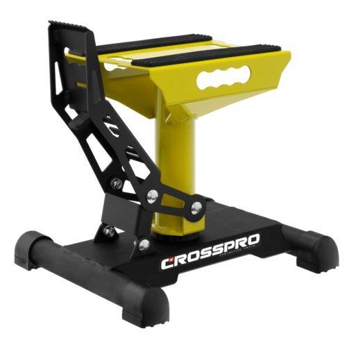 סטנד הרמה מחוזק לאופנוע שטח צהוב – CROSSPRO XTREAM STAND