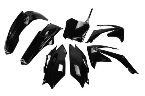 סט פלסטיקה קומפלט UFO צבע שחור עבור הונדה BUDY KIT HONDA CRF 250R/450R 2011-2013