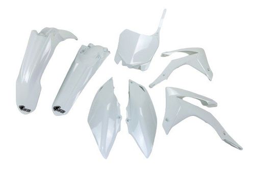 סט פלסטיקה קומפלט UFO לבן עבור הונדה BUDY KIT HONDA CRF 250R/450R 2014-2017