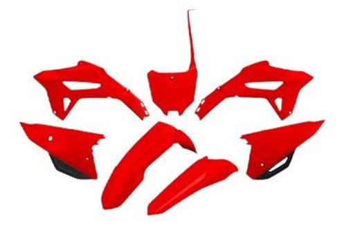 סט פלסטיקה קומפלט UFO אדום עבור הונדה BUDY KIT HONDA CRF 450R 2021 צביעה מקורית