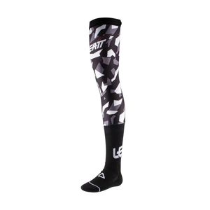 גרבי רכיבה ליט שחור/ אפור/ לבן – LEATT KNEE BRACE SOCKS
