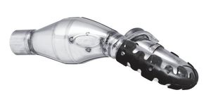 מגן סעפת פוליספורט לאגזוז 4 פעימות קצר שחור – POLISPORT ARMADILLO