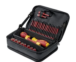 סט מברגים slimVario מקצועי לחשמלאים 1128453 ראש מתחלף דק 32 חלקים + תיק נשיאה 43465